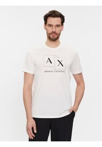 Armani Exchange T-Shirt 3DZTAD ZJ9AZ 1116 Biały Regular Fit. Kolor: biały. Materiał: bawełna #1