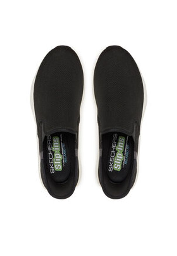 skechers - Skechers Sneakersy D'Lux Walker 2.0-Reeler 232463/BLK Czarny. Kolor: czarny. Materiał: materiał