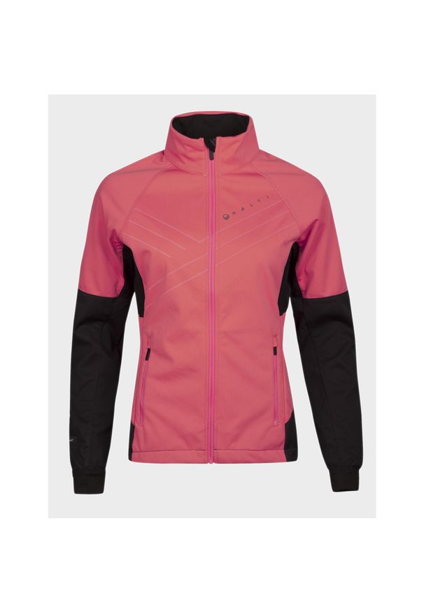 Kurtka do narciarstwa biegowego damska Halti Falun Softshell XCT. Kolor: różowy. Materiał: softshell. Sezon: zima. Sport: narciarstwo