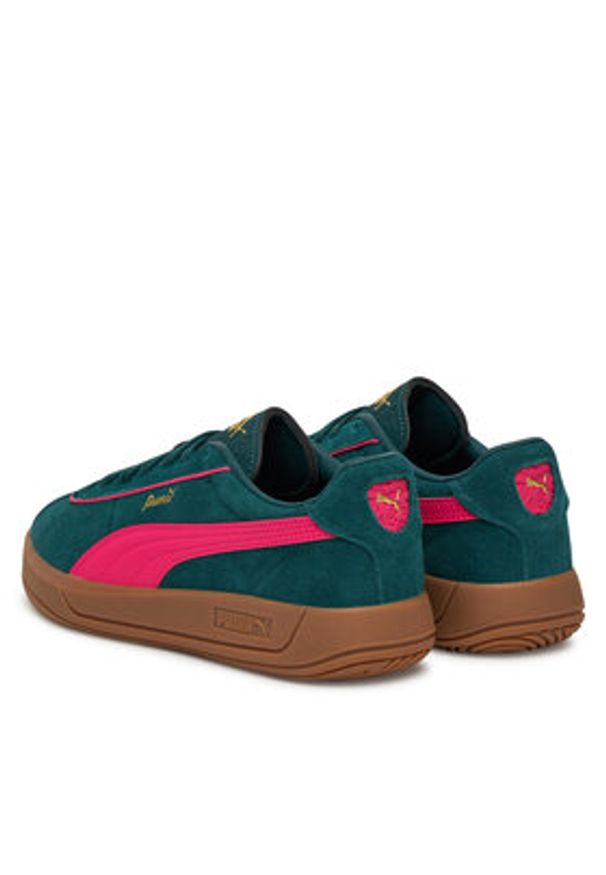 Puma Sneakersy Club Klassika SD 400718 05 Zielony. Kolor: zielony. Materiał: zamsz, skóra