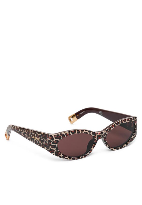 JACQUEMUS Okulary przeciwsłoneczne JAC4C2SUN Brązowy. Kolor: brązowy