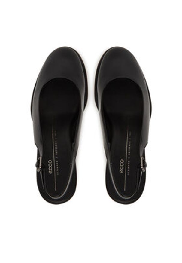 ecco - ECCO Czółenka Sculpted Lx 22271301001 Czarny. Kolor: czarny. Materiał: skóra