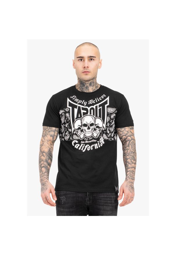 TAPOUT - Koszulka Tapout Adelantos. Kolor: czarny, wielokolorowy, biały