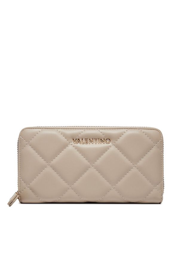 VALENTINO - Portfel Valentino. Kolor: kremowy
