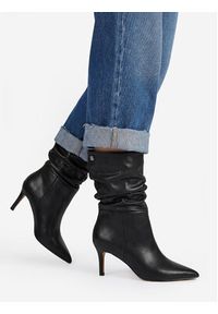 Nine West Botki CEO-SAMIRA-01 Czarny. Kolor: czarny. Materiał: materiał #7