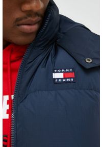 Tommy Jeans bezrękawnik puchowy męski kolor granatowy zimowy. Okazja: na co dzień. Kolor: niebieski. Materiał: puch. Długość rękawa: bez rękawów. Sezon: zima. Styl: casual #4