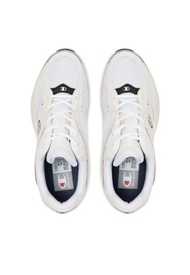 Champion Sneakersy Run 00 Low Cut Shoe S22314-CHA-WW017 Biały. Kolor: biały. Materiał: skóra. Sport: bieganie