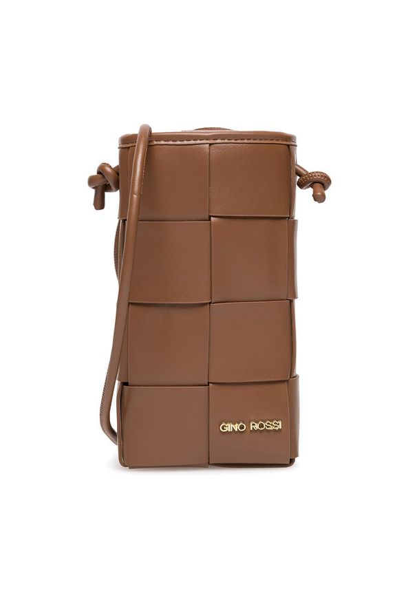 Gino Rossi - Torebka na telefon GINO ROSSI. Kolor: brązowy