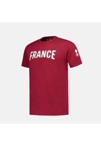 Koszulka Le Coq Sportif Paris 2024 N° 2. Kolor: wielokolorowy, czerwony, brązowy. Materiał: bawełna