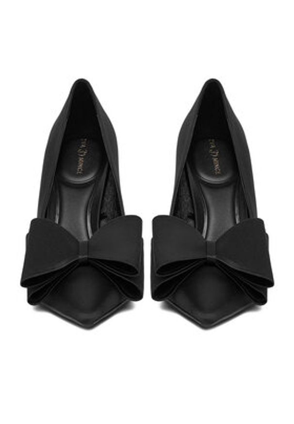 Eva Minge Szpilki EO-EMI-25P142 Czarny. Kolor: czarny. Materiał: materiał. Obcas: na szpilce