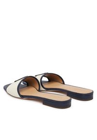 Lauren Ralph Lauren - LAUREN RALPH LAUREN Klapki Everley Sld2 802P04395001 Écru. Kolor: kremowy. Materiał: materiał #4