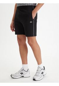 Lacoste Szorty sportowe GH0886 Czarny Regular Fit. Kolor: czarny. Materiał: bawełna. Styl: sportowy #1