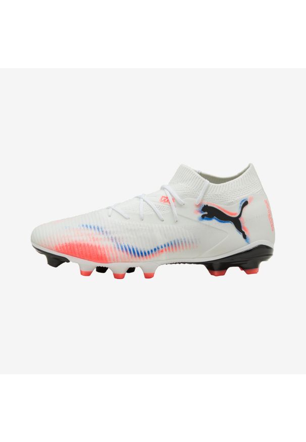 Buty piłkarskie Puma Future 8 Match FG/AG. Kolor: czerwony, biały, wielokolorowy. Sport: piłka nożna