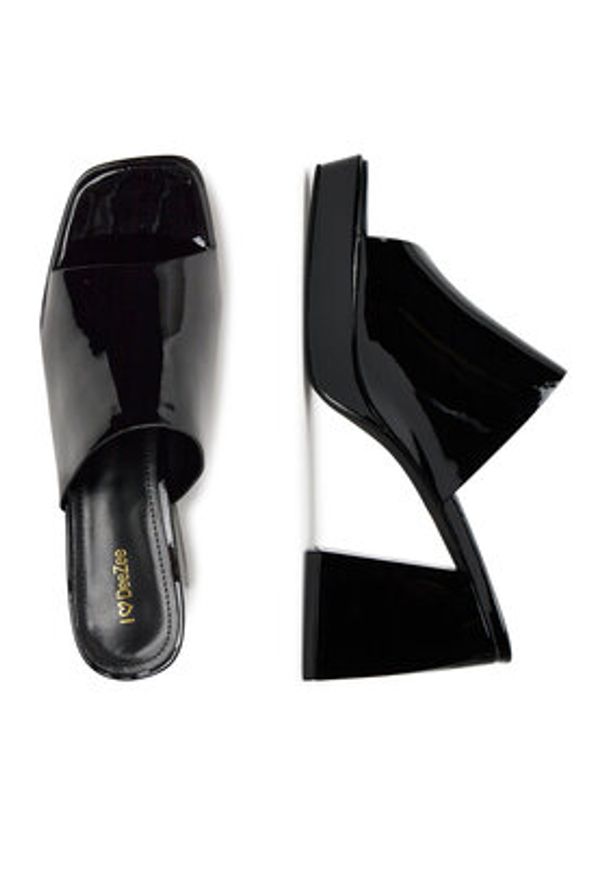 DeeZee Klapki LR2205105 Czarny. Kolor: czarny. Materiał: syntetyk, materiał