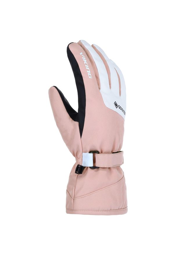 Viking - Rękawice narciarskie damskie VIKING Sherpa GTX 2.0. Kolor: różowy. Sezon: zima. Sport: narciarstwo