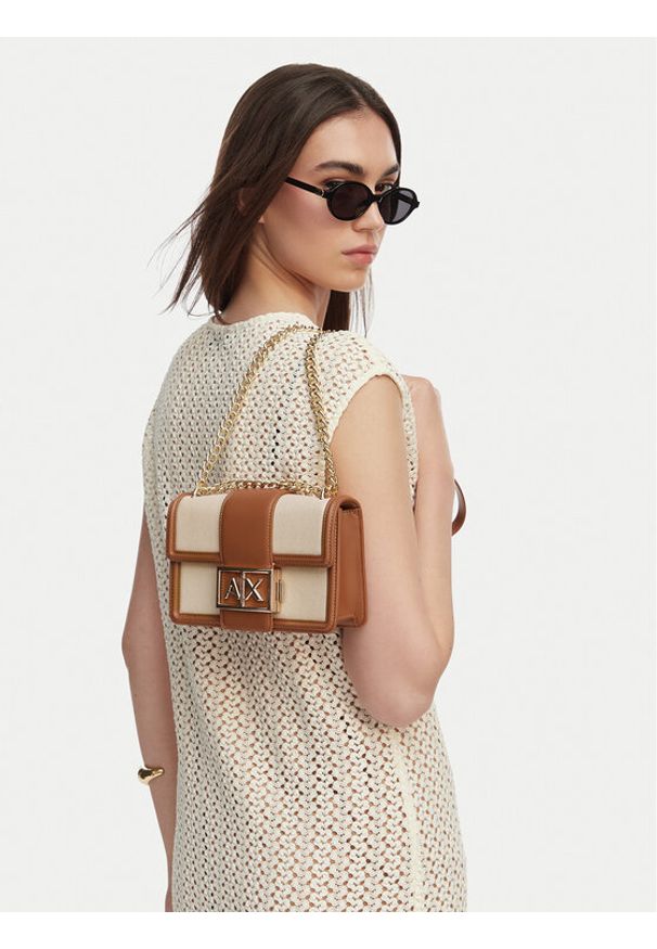 Armani Exchange Torebka XW000071 AF22570 M6261 Beżowy. Kolor: beżowy
