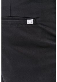 Selected Homme Spodnie męskie kolor czarny proste. Kolor: czarny. Materiał: tkanina, bawełna. Wzór: gładki #4