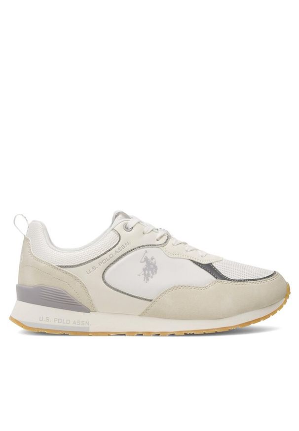 Sneakersy U.S. Polo Assn.. Kolor: kremowy