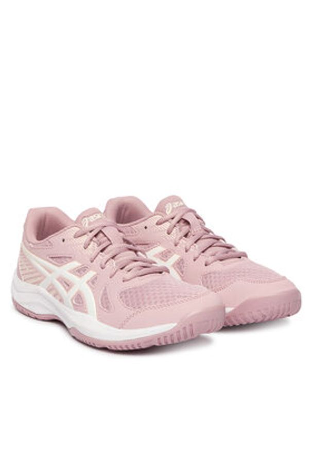 Asics Buty halowe Upcourt 6 1072A107 Różowy. Kolor: różowy. Materiał: skóra