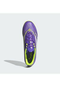 Adidas - Buty F50 League Indoor. Kolor: fioletowy, biały, wielokolorowy, żółty. Sport: piłka nożna