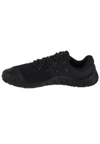 Buty trekkingowe męskie Merrell Trail Glove 7. Zapięcie: sznurówki. Kolor: czarny. Materiał: tkanina, materiał, syntetyk, skóra, guma. Szerokość cholewki: normalna