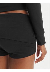 Juicy Couture Szorty sportowe Roll Down JCWHS126307 Czarny Slim Fit. Kolor: czarny. Materiał: bawełna #5