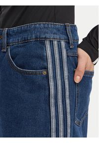 Adidas - adidas Szorty jeansowe Firebird Jorts KD2915 Niebieski Oversize. Kolor: niebieski. Materiał: bawełna #5