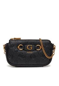 Guess Torebka Izzy Peony (PD) Mini-Bags HWPD92 09710 Czarny. Kolor: czarny. Materiał: skórzane #4