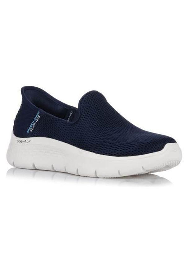 skechers - Buty do chodzenia damskie Skechers Go Walk Flex Slip ins. Kolor: wielokolorowy. Materiał: tkanina. Sport: turystyka piesza