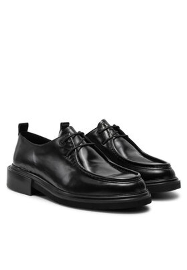 Calvin Klein Półbuty HM0HM01538 Czarny. Kolor: czarny. Materiał: skóra