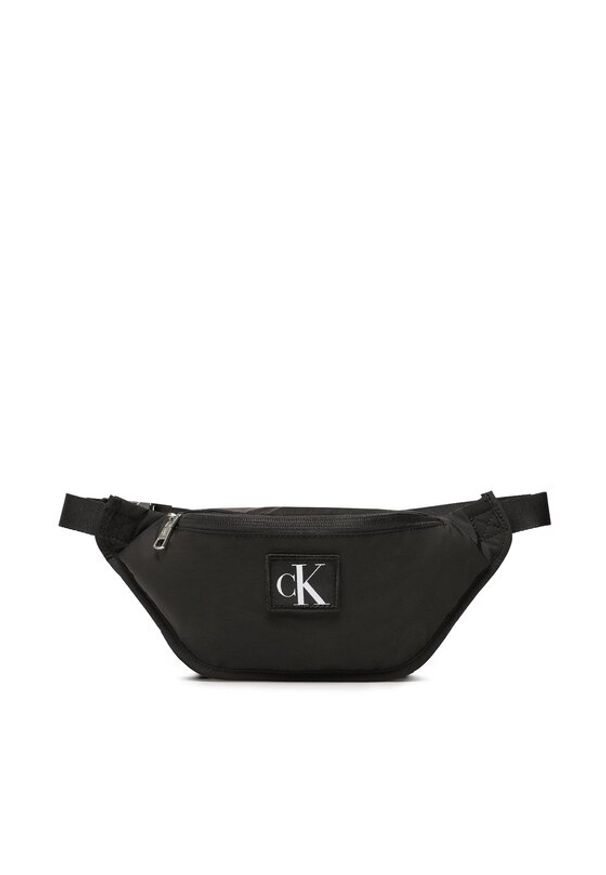 Calvin Klein Jeans Saszetka nerka City Nylon Waistbag32 K60K610398 Czarny. Kolor: czarny. Materiał: materiał