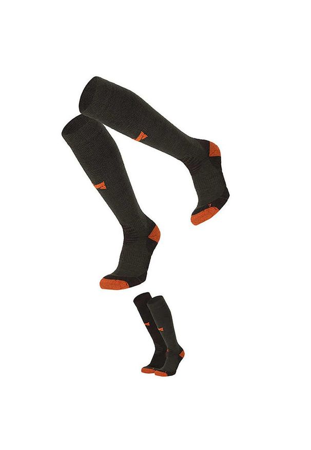 XTREME - Skarpety uciskowe outdoorowe unisex. Kolor: zielony. Materiał: wełna, elastan, poliamid. Sport: turystyka piesza, narciarstwo