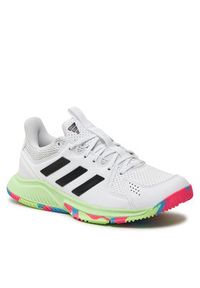 Adidas - adidas Buty halowe Court Flight IE0840 Biały. Kolor: biały. Materiał: materiał #5