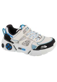 skechers - Buty sportowe Sneakersy chłopięce, Gametronix 2.0. Kolor: biały. Sport: turystyka piesza
