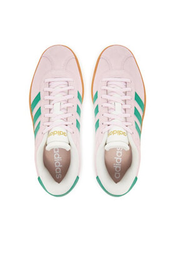Adidas - adidas Sneakersy VL Court Bold Shoes JP6916 Różowy. Kolor: różowy. Materiał: zamsz, skóra
