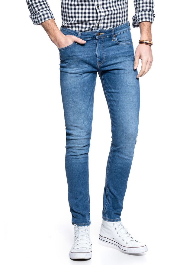 Lee - LEE SPODNIE MĘSKIE MALONE BLUE DROP L736ROEM 112120202