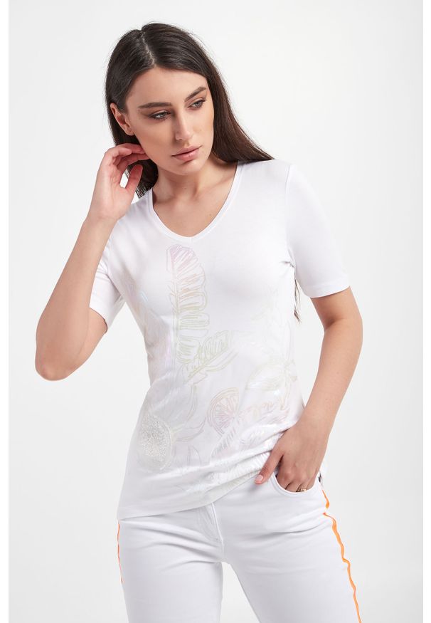 Sportalm - T-shirt Luca SPORTALM. Wzór: nadruk, napisy