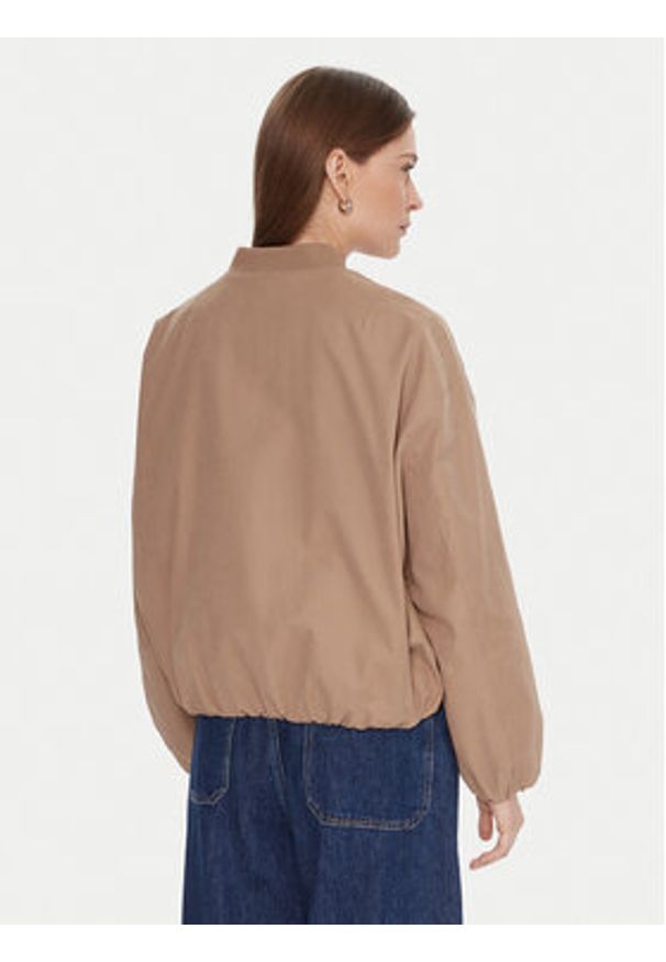 Tatuum Kurtka bomber Sakalino T2503.012 Beżowy Loose Fit. Kolor: beżowy. Materiał: bawełna