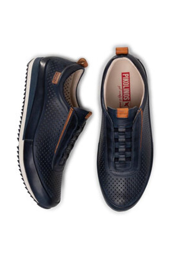 Pikolinos Sneakersy M2A-6252 Granatowy. Kolor: niebieski. Materiał: skóra
