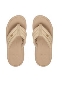 Roxy Japonki CEOWB-3CK003 Beżowy. Kolor: beżowy. Materiał: skóra #1