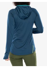 Bluza polarowa damska Inov-8 VentureLite Mid Hoodie FZ. Kolor: niebieski. Materiał: polar