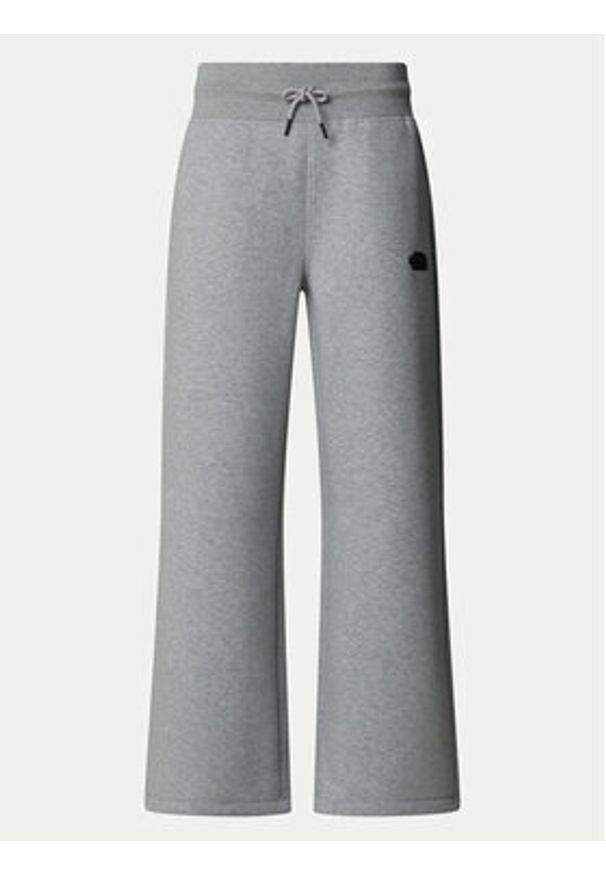 The North Face Spodnie dresowe NF0A8C25 Szary Wide Leg. Kolor: szary. Materiał: bawełna