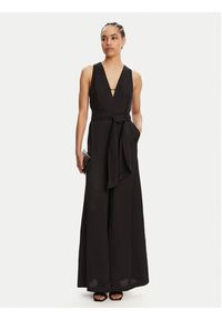 TwinSet - TWINSET Kombinezon 251TT2272 Czarny Regular Fit. Kolor: czarny. Materiał: wiskoza #3