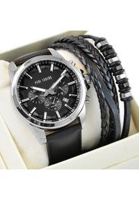 Zestaw męski zegarek męski Paul Lorens MAKALU PL20010A-1A1 + bransoletka #1