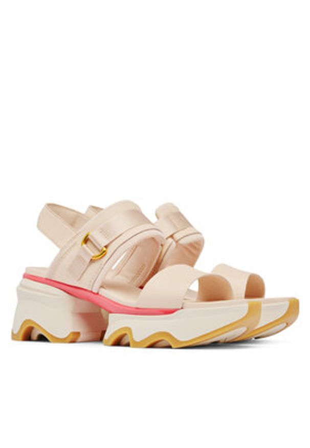 sorel - Sorel Sandały KINETIC™ Impact Slingback Heel 2030481 Czerwony. Kolor: czerwony. Materiał: skóra