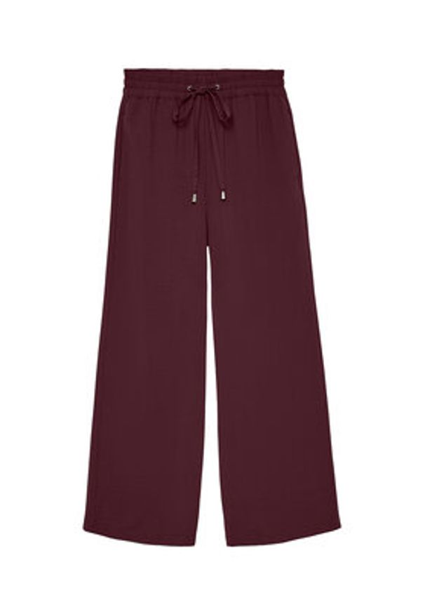 Vero Moda Spodnie dresowe Esme 10338748 Bordowy Regular Fit. Kolor: czerwony. Materiał: syntetyk