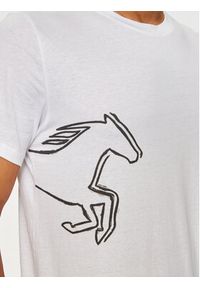 Mustang T-Shirt Austin 1015056 Biały Regular Fit. Kolor: biały. Materiał: bawełna