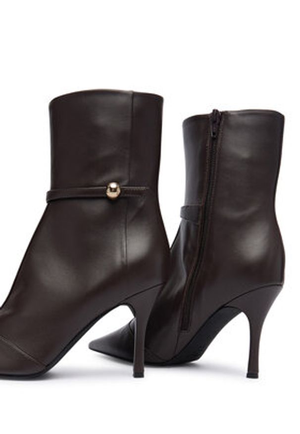 Furla Botki YJ63SFE X30000 IT 3388S 1007 Brązowy. Kolor: brązowy. Materiał: skóra