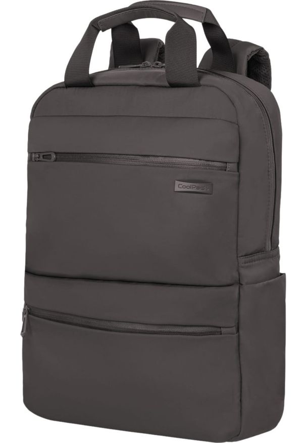 Coolpack - COOLPACK - HOLD - PLECAK BIZNESOWY - DARK GREY. Styl: biznesowy