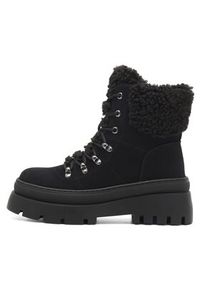 DeeZee Botki QUEENIE WS6151-03 Czarny. Kolor: czarny. Materiał: materiał #7